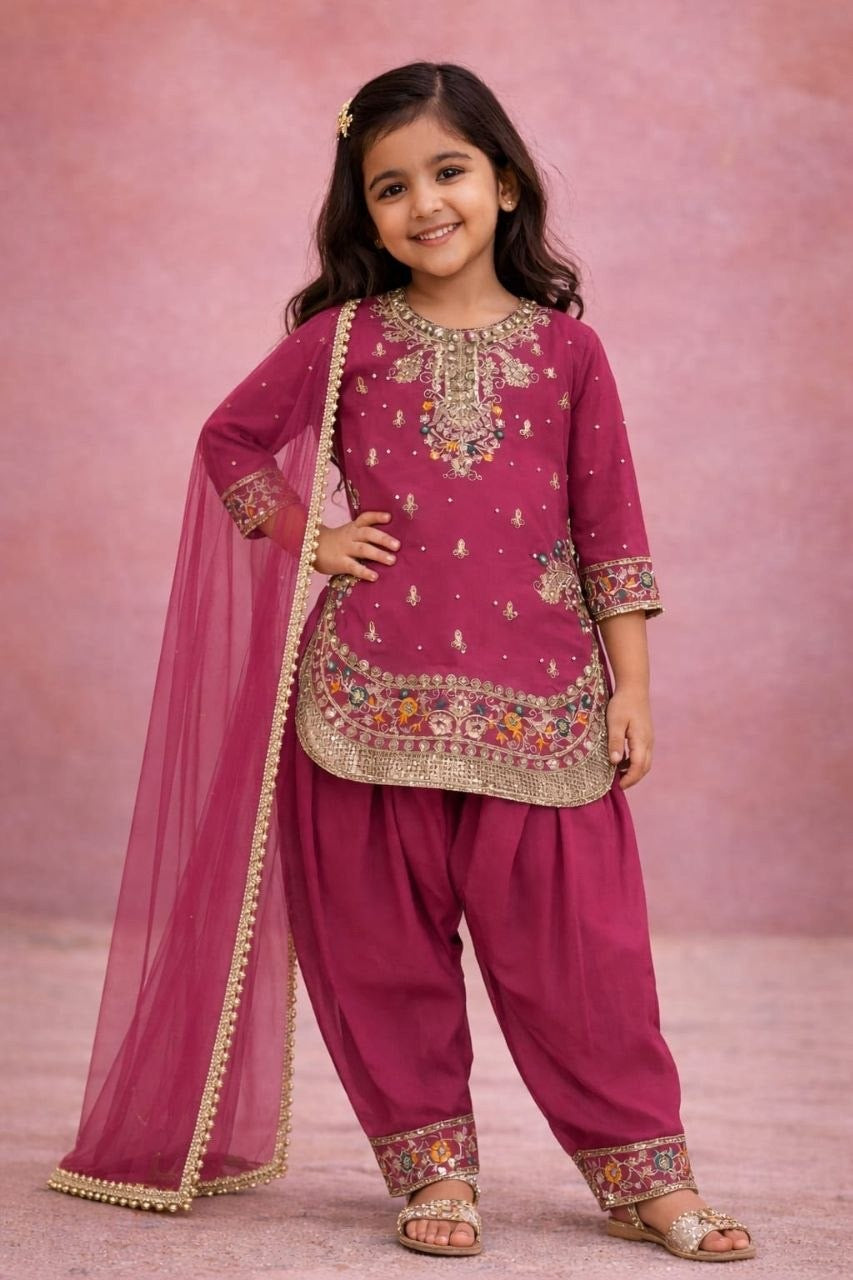 Kids Patiala Set